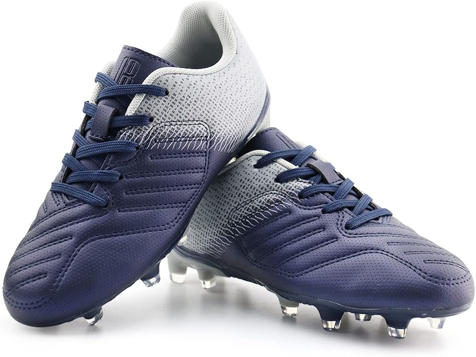brooman Kids Soccer Cleats Boys Girls Athletic Outdoor Football Shoes