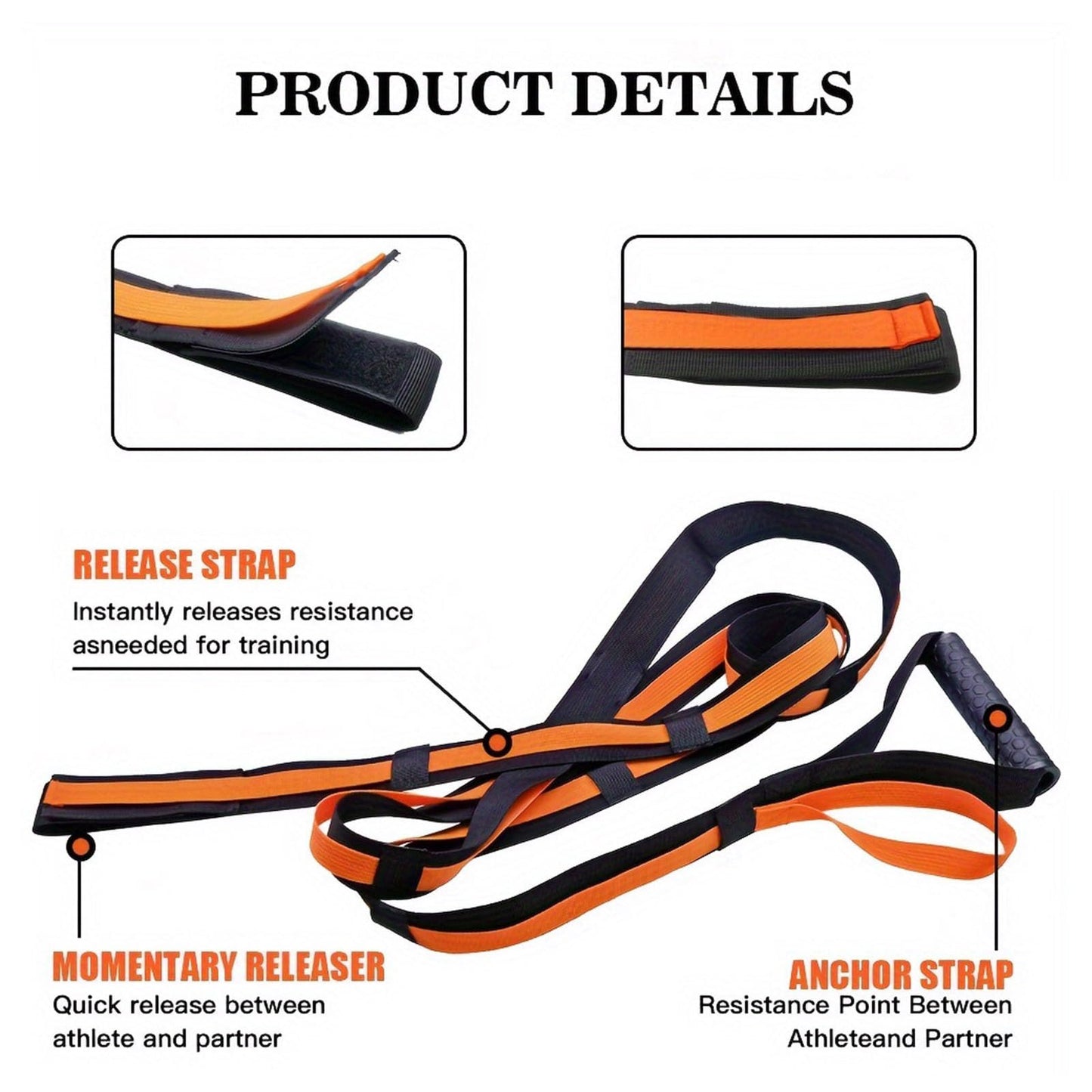 VEAREAR Speed Training Kit, Overload Running Resistance Harness & Resistance Band, Agility Training Equipment for Football, Strength Training Band for Youth, Adult, Athletes