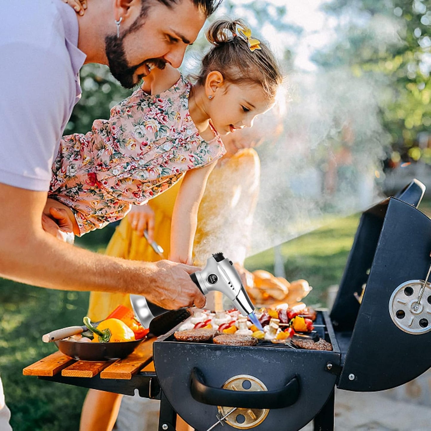 TBTEEK Cooking Torch - Versatile Kitchen Lighter with Butane Fuel for BBQ, Baking & Soldering (2 Can)