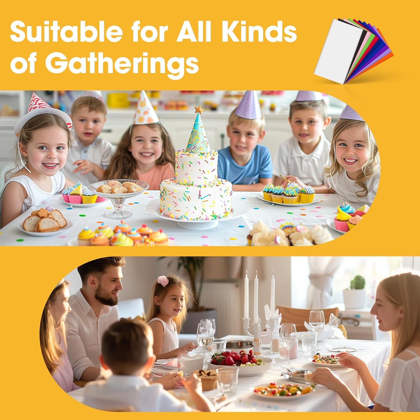Niuara White Plastic Tablecloths - 30 Pack 54" × 108" Waterproof Disposable Covers for 6FT Tables | Perfect for Parties & Gatherings