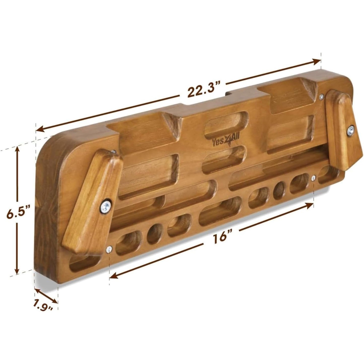 YES4ALL Climbing Fingerboard Premium - Espresso