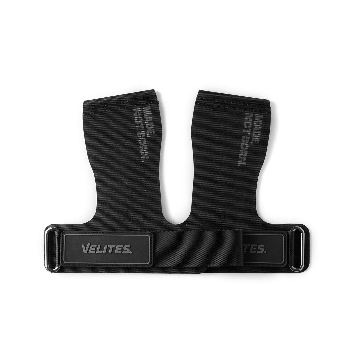 Velites - All Terrain Grips - Official Crossfit® Games Gymnastics Grips - No-Chalk Required - for All Bars & Surfaces - Black - Size XL - Includes Wristbands & Bag