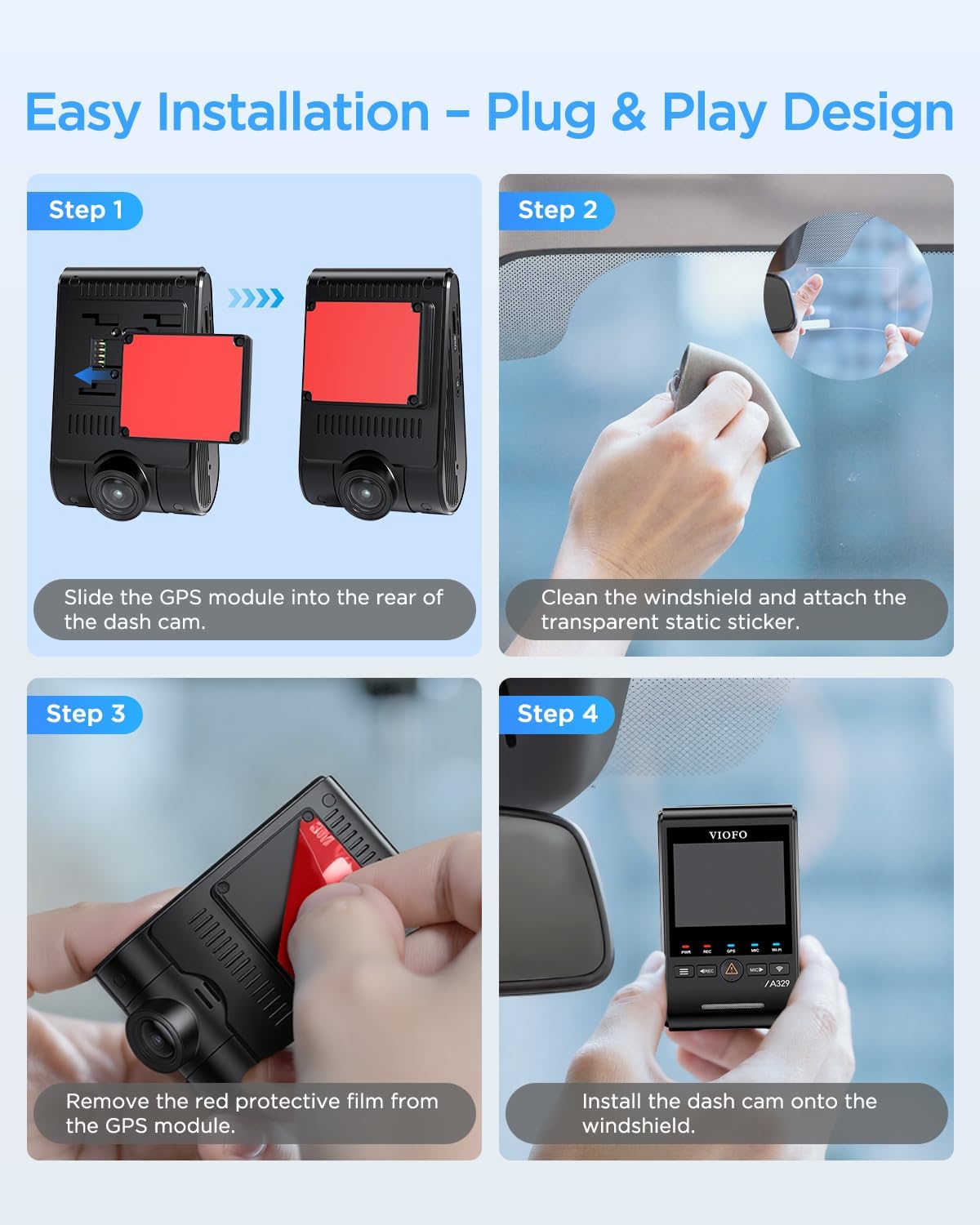 VIOFO A329/A329S/A229PRO/A229PLUS/A229Ultra GPS Module for Dashcam