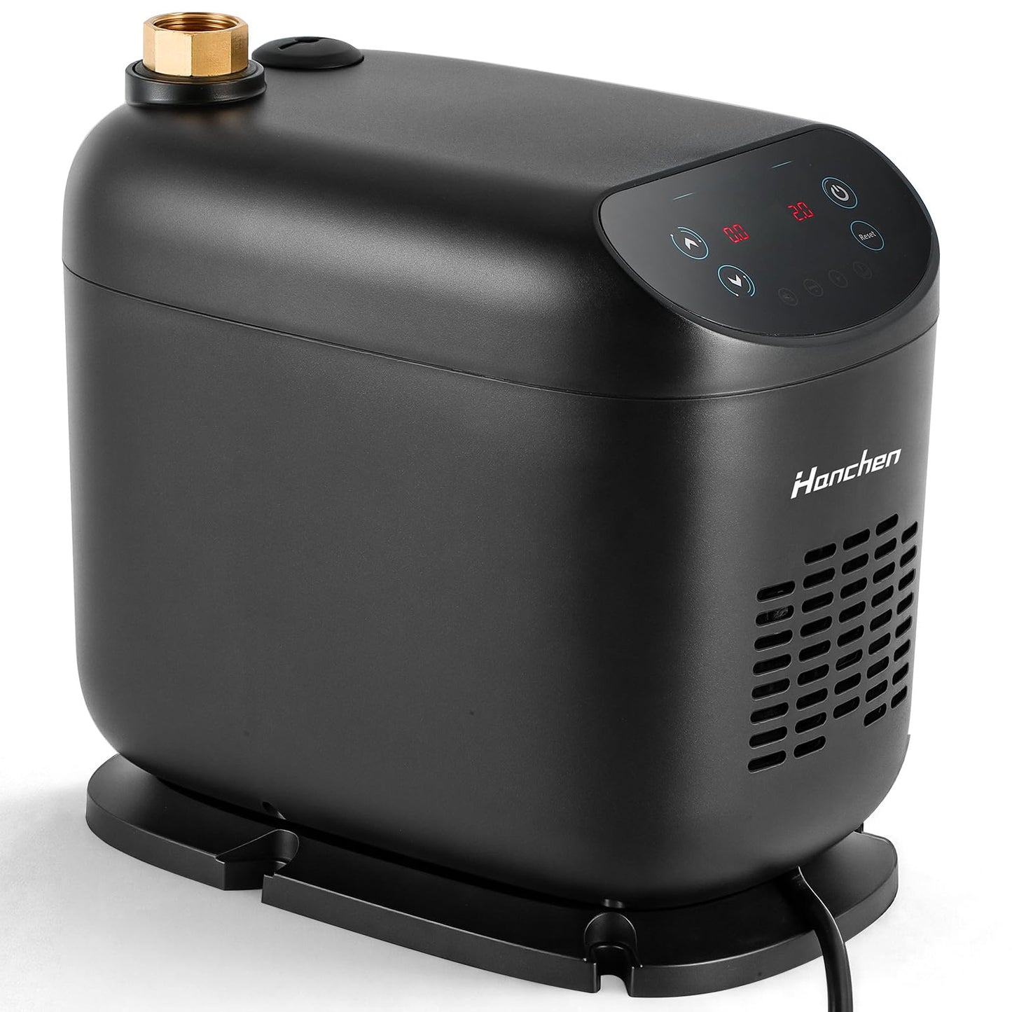Hanchen Whole House Water Pressure Booster Pump, Adjustable Pressure, Variable Speed, Self-Priming, Built-in Check Valve for Home, Shallow Well, Shower, Garden