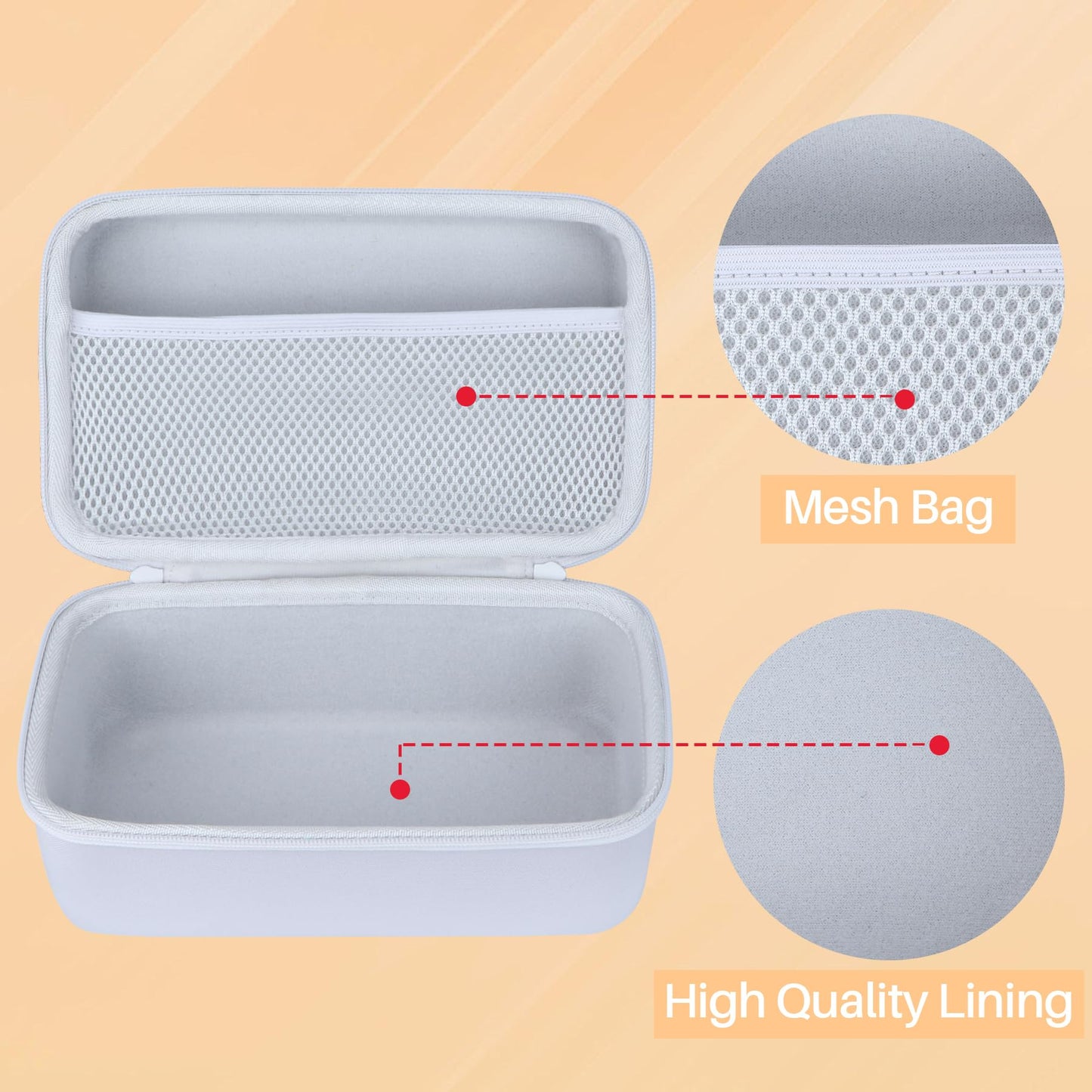 Lebakort Storage Case Compatible with HPRT CP4100 Photo Printer 4x6 Instant Picture Printer