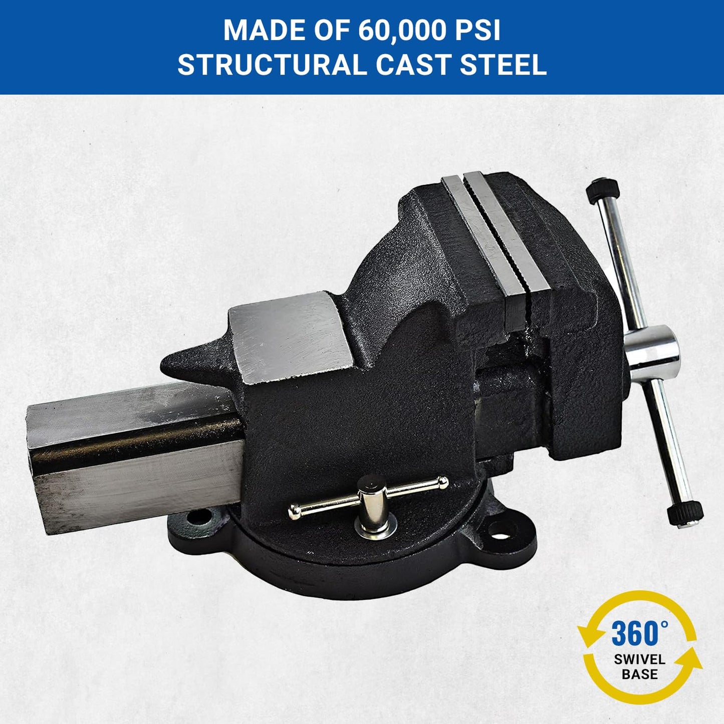Yost Vises 910-AS 10" Heavy Duty Steel Bench Vise