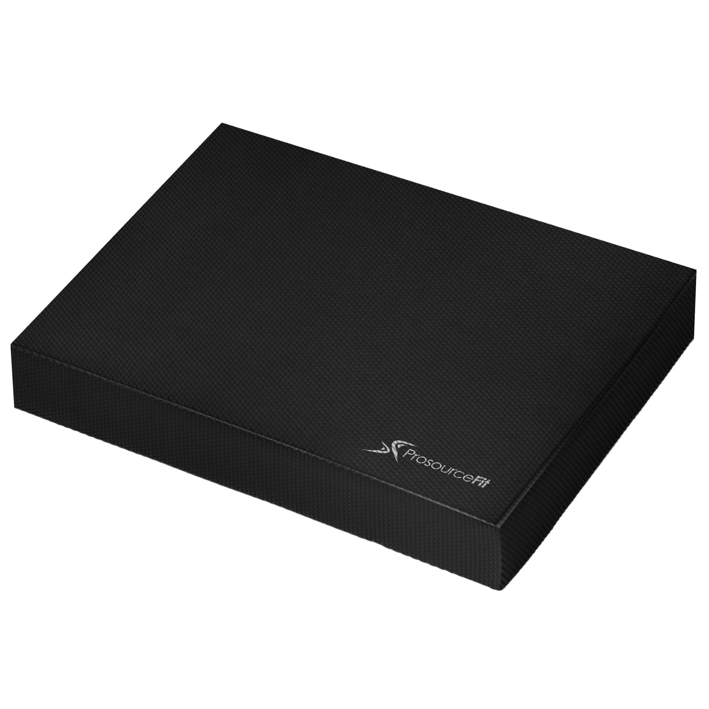 ProsourceFit Exercise Balance Pad – Non-Slip Cushioned Foam Mat & Knee Pad for Fitness and Stability Training, Yoga, Physical Therapy 15.5”x12.75”, Black