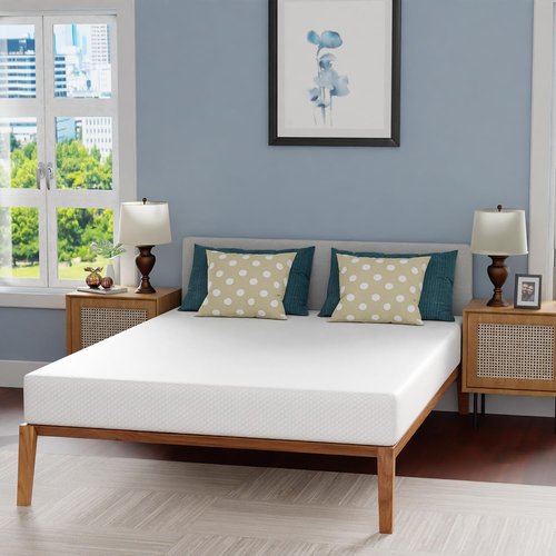 FDW 8-Inch Queen Mattress - Medium Firm Gel Memory Foam | CertiPUR-US Certified | Pressure Relief & Cooling Foam