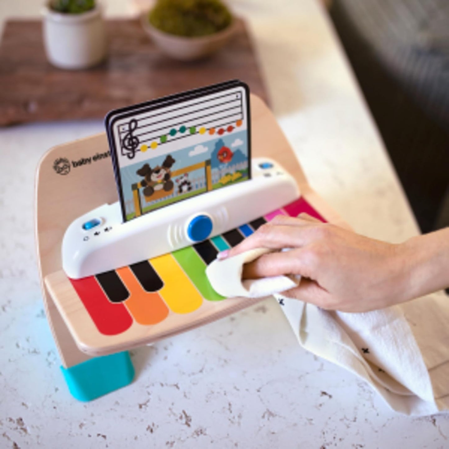 Baby Einstein Magic Touch Piano - Wooden Musical Toddler Toy for Ages 6 Months & Up