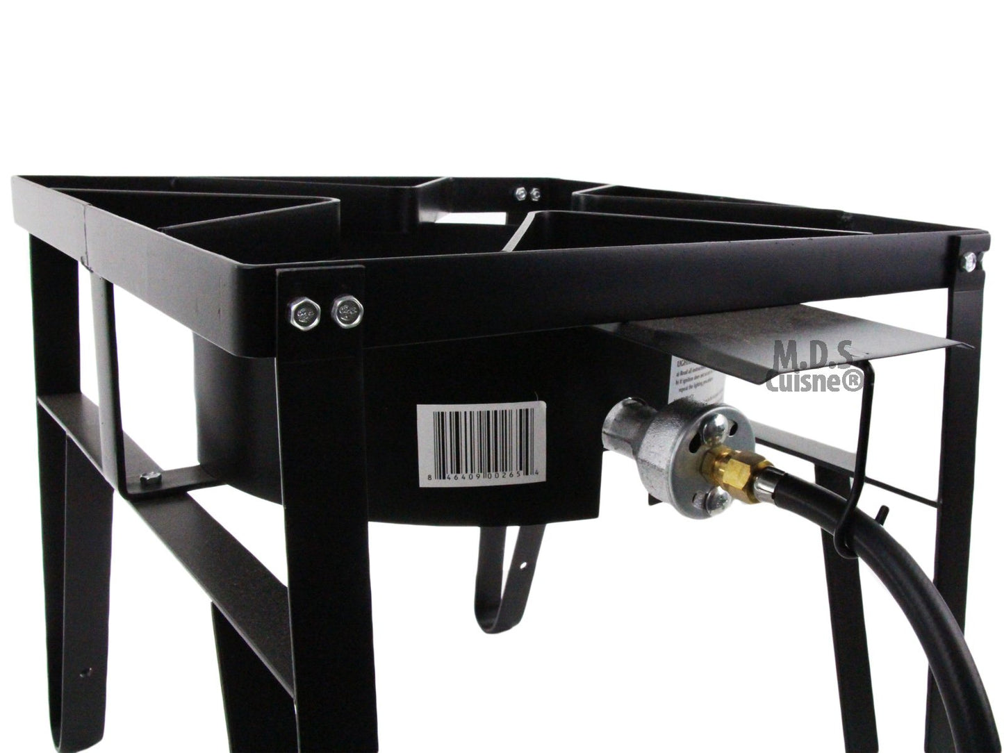 M.D.S Cuisine Cookwares Single High Pressure Gas Burner Square Patio Outdoor Stove Propane Camping Heavy Duty