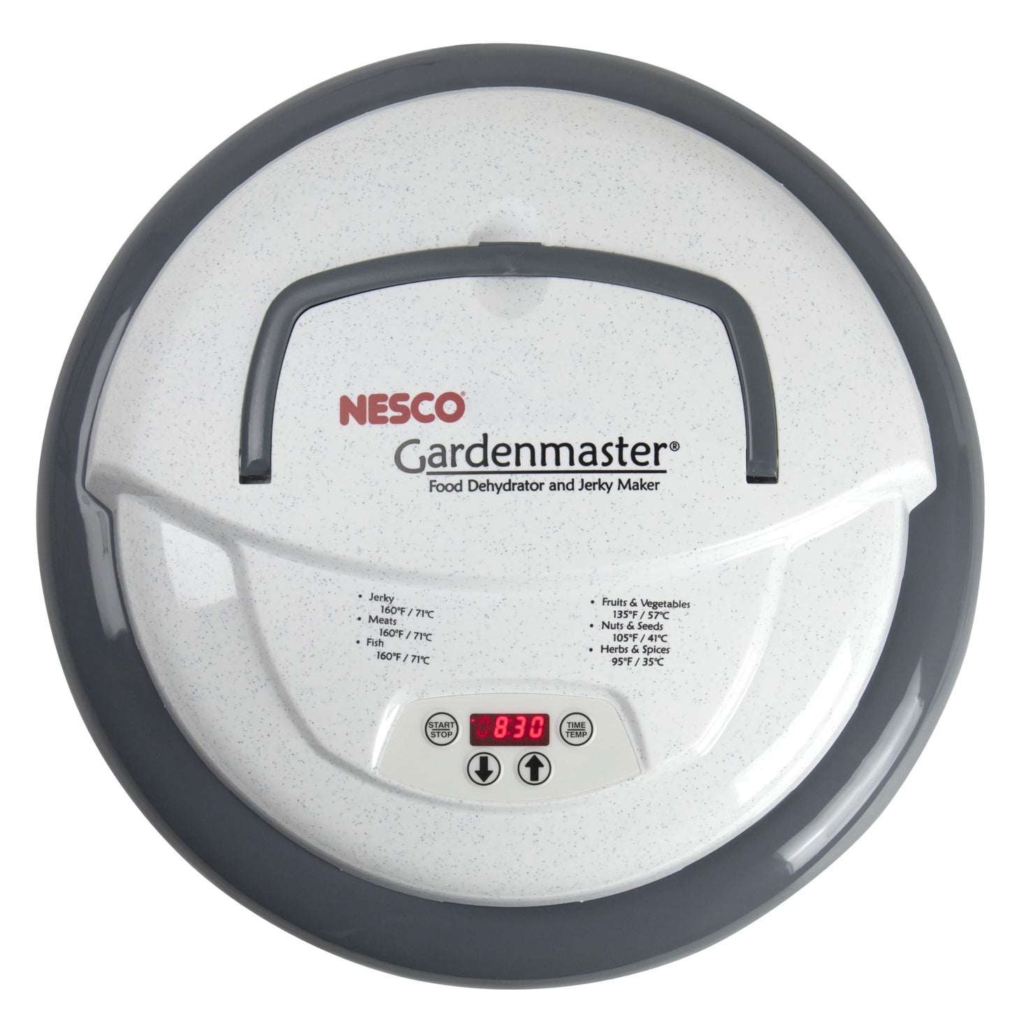 NESCO FD‑1040 Gardenmaster Digital Pro 4 Tray Food Dehydrator for Home Food Preservation, White Electric Dehydrator with Expandable Tray Capacity