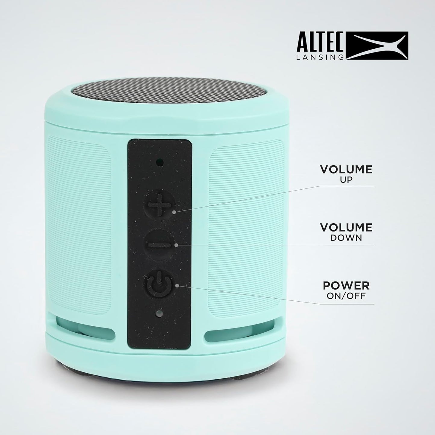 Altec Lansing Mint HydraMicro - Portable Waterproof Bluetooth Speaker
