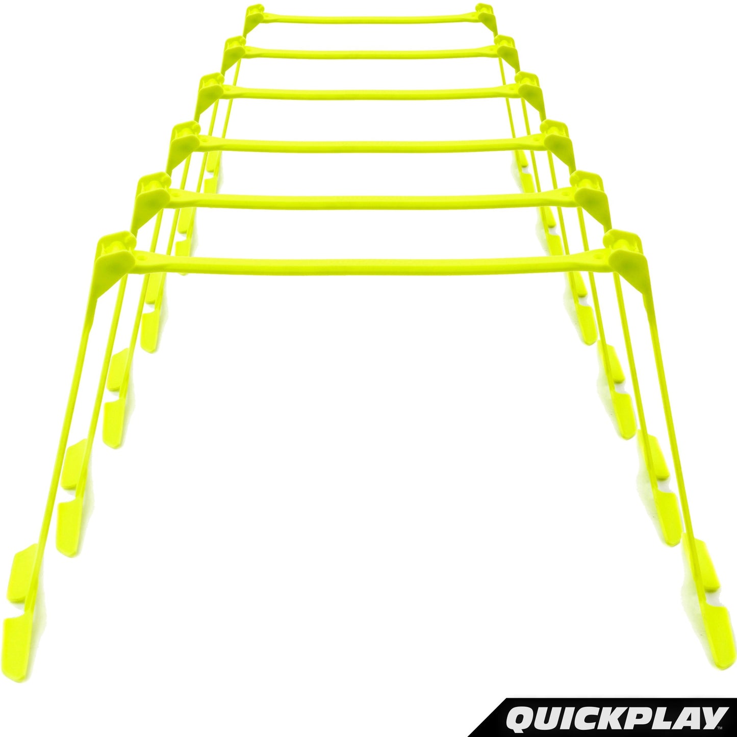 QUICKPLAY PRO Quick-Click Adjustable Speed Hurdles, Set of 6 | 3 Heights in One (6", 9", 12") | All-in-One Agility & Plyometric Training Hurdles | Patented, Portable & Durable