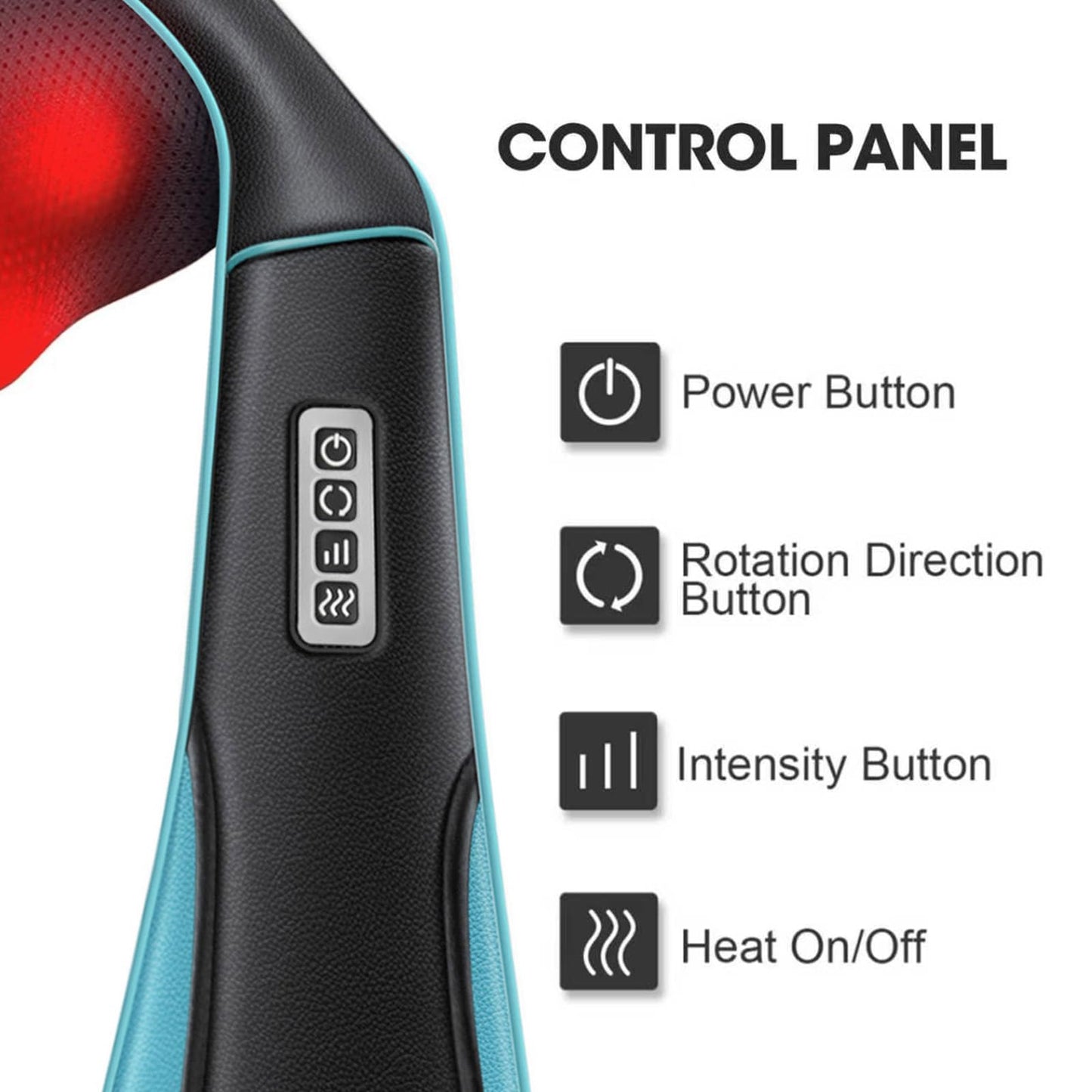 MagicMakers Fathers Day Dad Gifts, Shiatsu Neck Massager with Heat for Pain Relief Deep Tissue – Christmas Gift for Women, Men, Mom, Dad, Her, Him– Amazing Back & Shoulder Relief from Daughter or Son