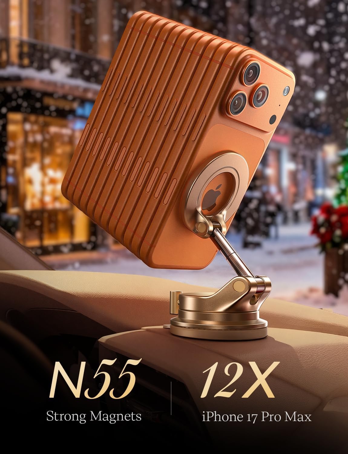 LISEN 17 16 15 14 13 12, S26, for Magsafe Car Mount, Cell Phone Holders for Your Car, Magnetic Car Accessories