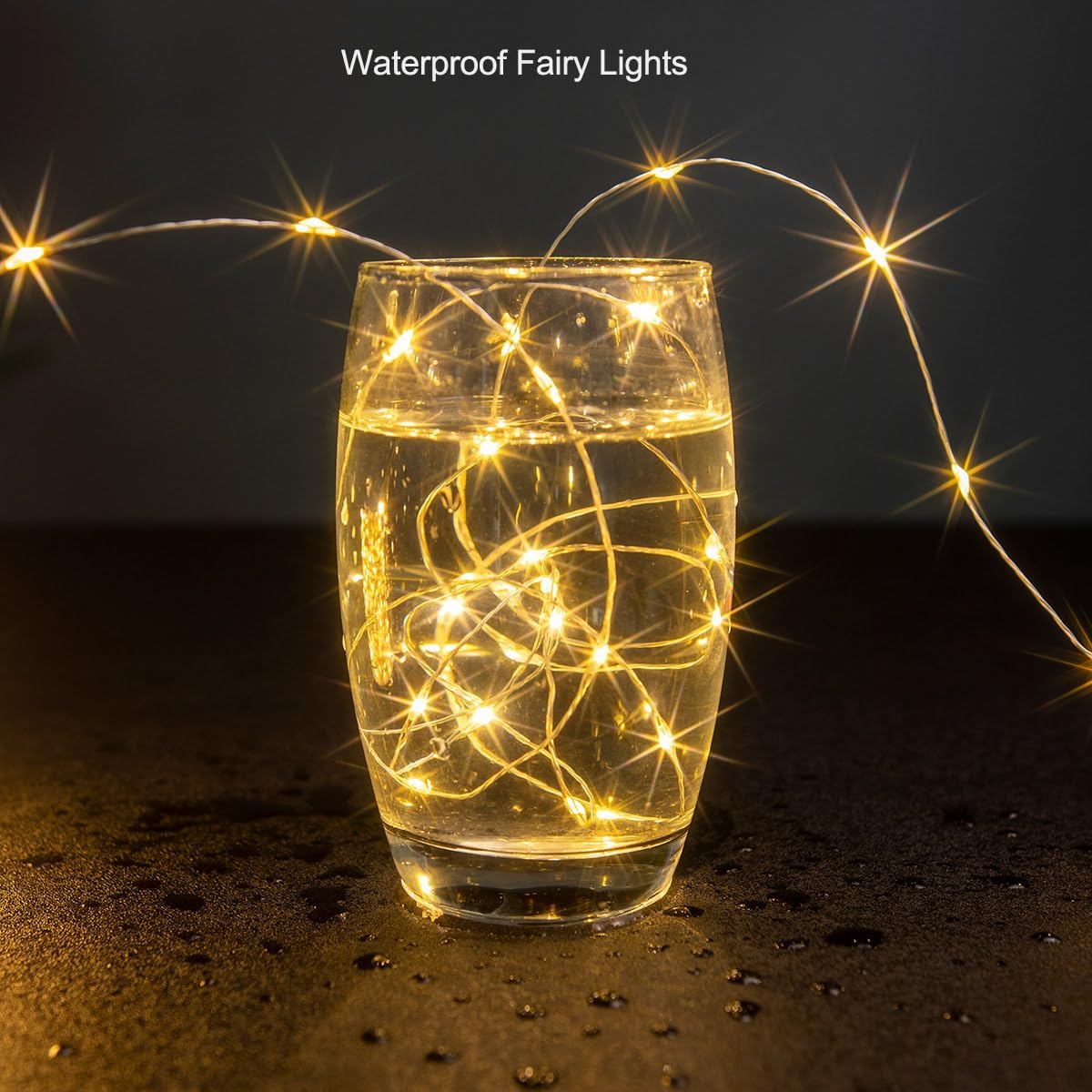Skiennix 100FT Fairy Lights - 300 LED Waterproof Twinkle String Lights with Remote for Home & Garden