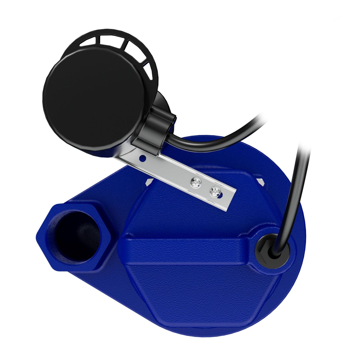 JACKEL SEW500CIV 1/2 HP 9300 GPH Cast Iron Submersible Sewage Pump with Piggy-Back Vertical Float Switch