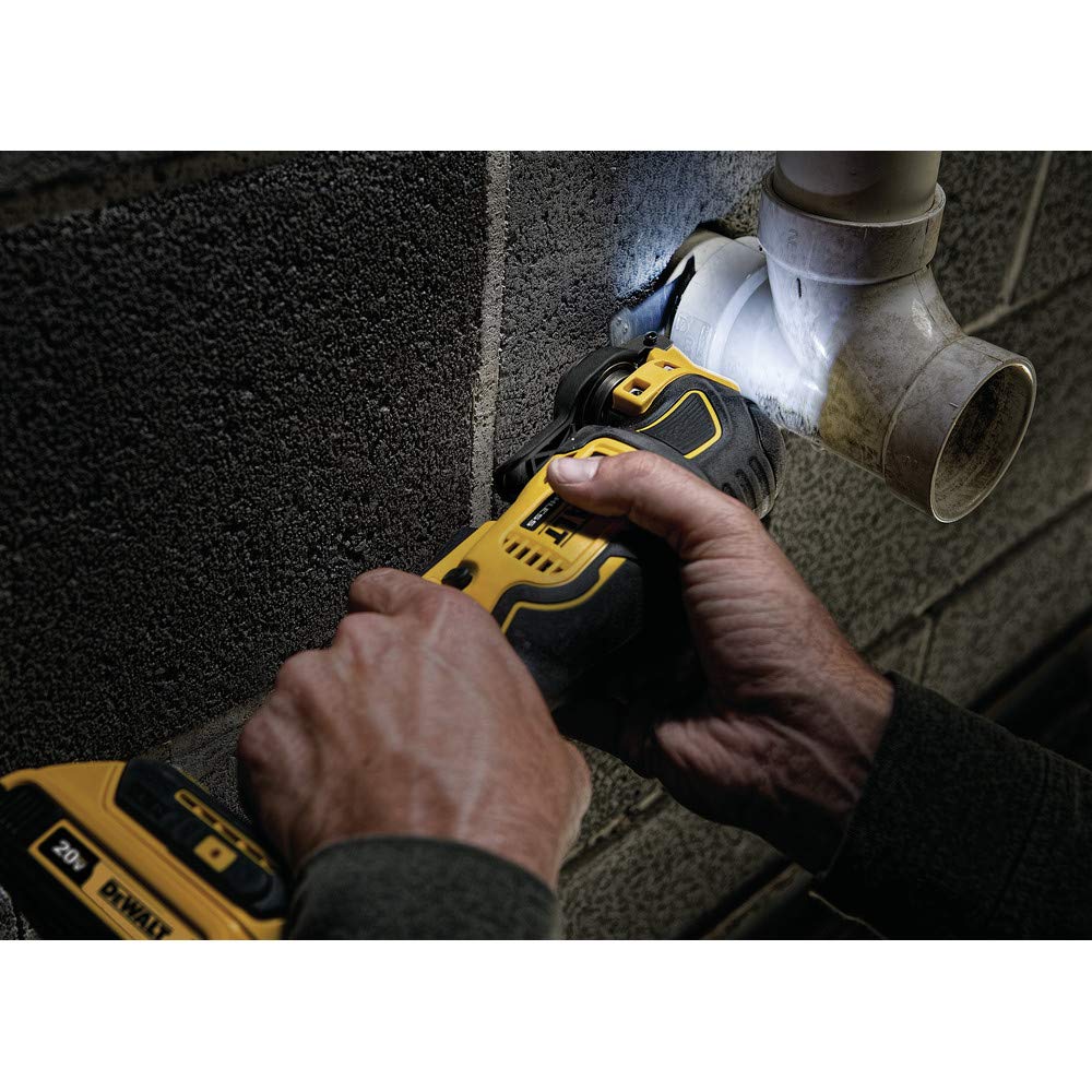 DEWALT atomic 20V MAX* Oscillating Tool, Cordless, Oscillating, Tool only (DCS354B), 1 item package quantity, Color Multi