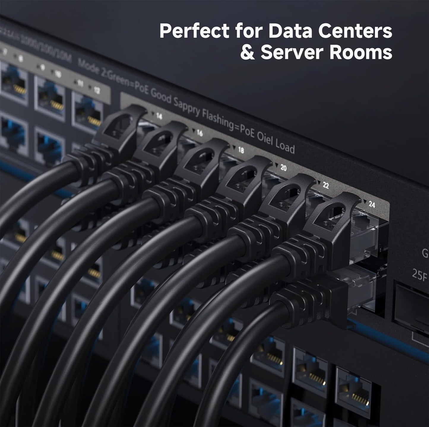 10Gbps 6 75ft, 6 Cat6 Cable Matters Snagless Cat Ethernet Cable - Cat Cable, Cord, Ethernet Cord, Black