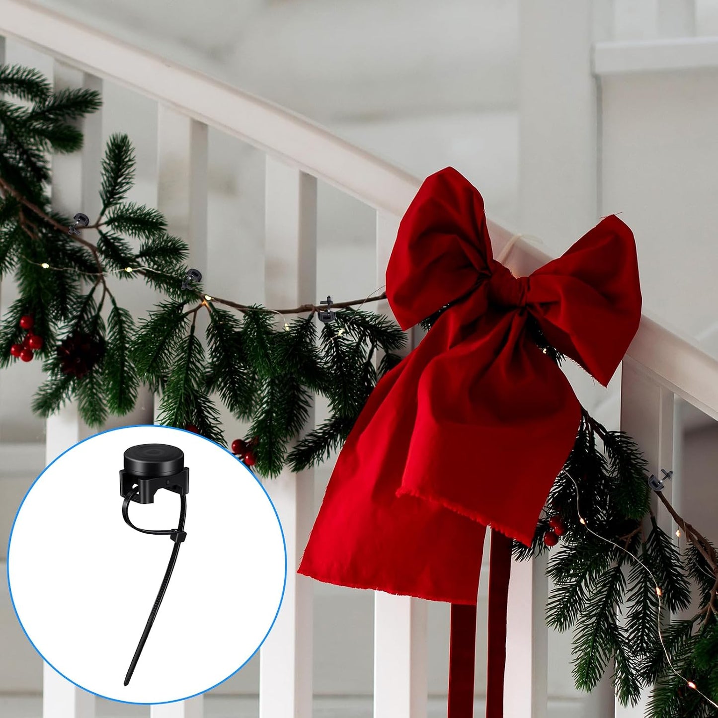 Molain 30Pcs 200Pcs Magnetic Zip Tie Mounts, Magnetic Clips with Magnetics Cable Ties, Heavy Duty Magnetics Wire Holder