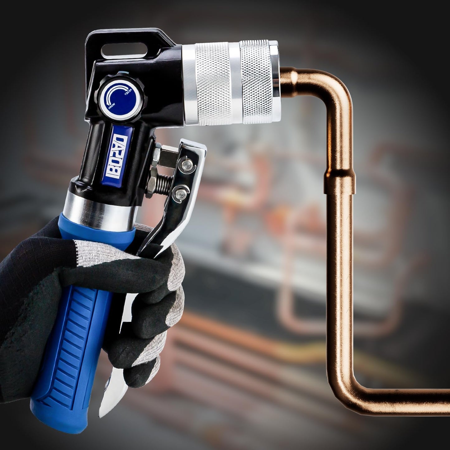 IBOSAD HVAC Hydraulic SWAGING tool kit for copper tubing Expanding 3/8 inch to 1-5/8 inch,with 11PCS Expanding Jaws