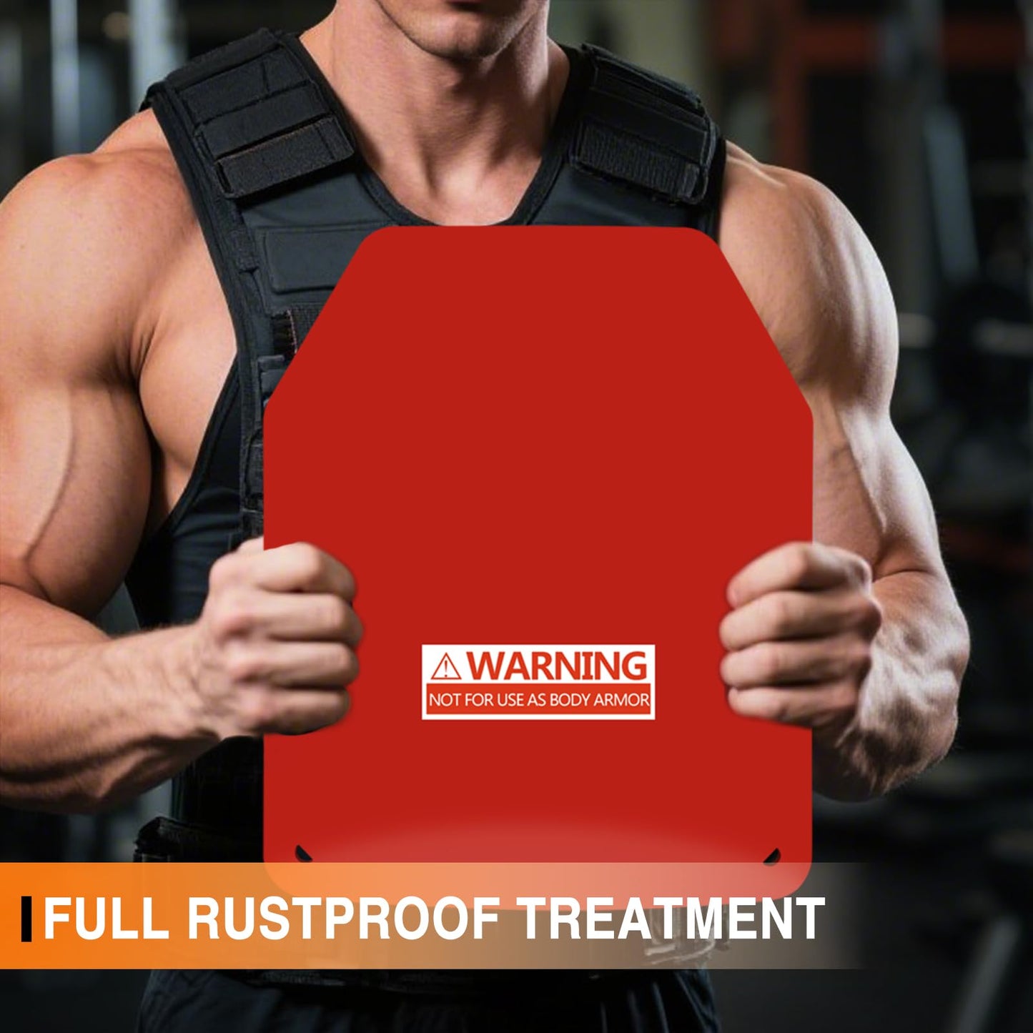 Weight Vest Plate Curved Weighted Plates for Weight Vest 5.5lb/11lb per Pairs for Running, Strength Training (Red:5.5LB(2.75LB*2))