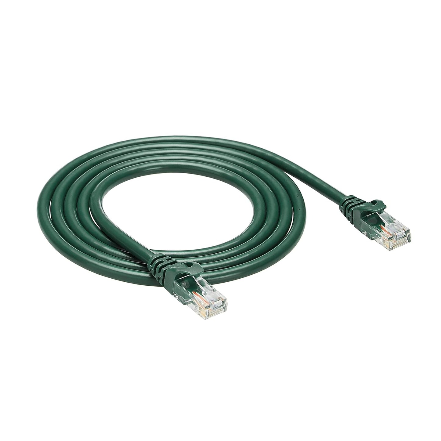 10Gbps Cat6 RJ45, 5 5-Pack Amazon Basics High-Speed Ethernet Patch Internet Cable, Gold-Plated Connectors, Snagless