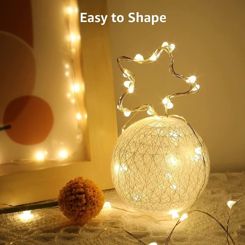 Lighting EVER Fairy Lights - 20 LED Battery Operated Mini String Lights for Crafts & Decor | 8 Pack