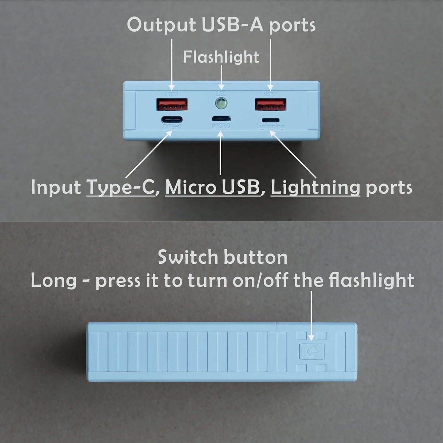Yinow 22.5W 4 18650 Fast Charging DIY Power Bank Case for x Batteries, Solder-Free Holder Box