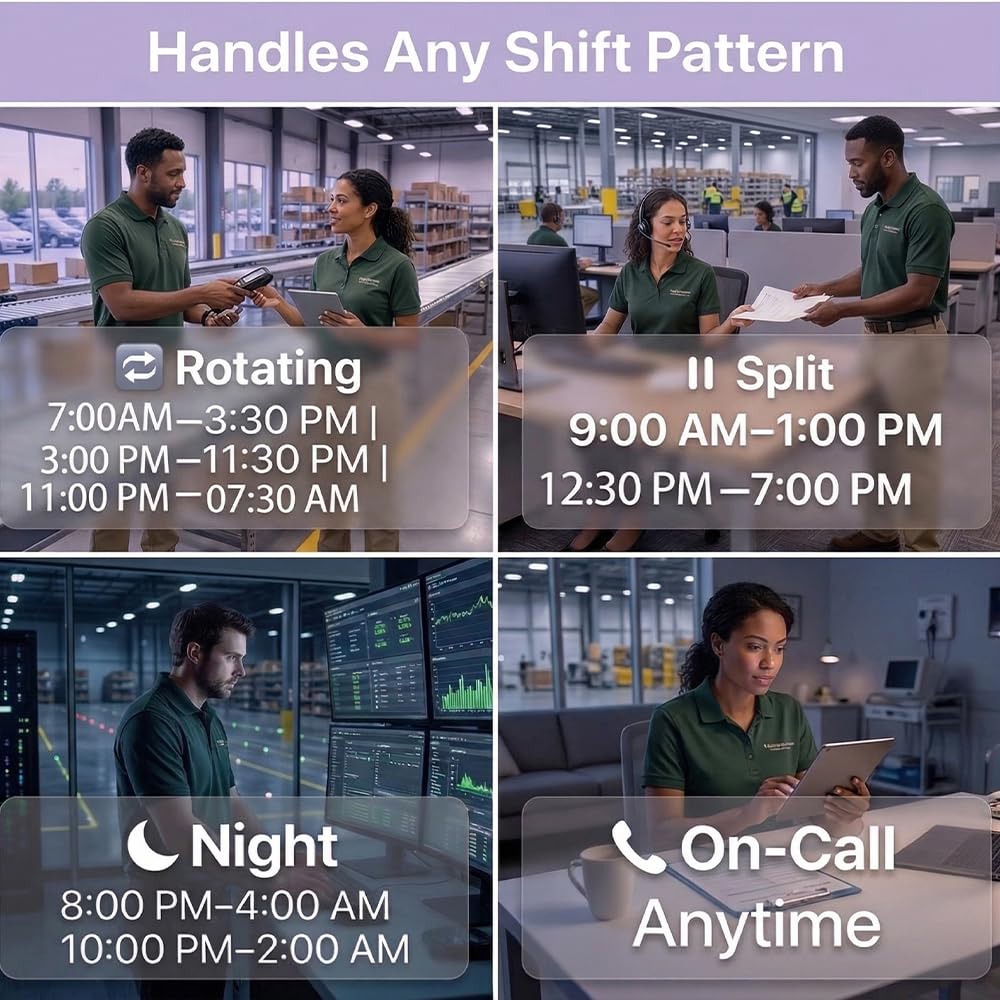 Tymelix App Control, 5s Fast Connection, Fix Records, Custom Overtime, Lunch & Break Rules, 4 Payroll Reports, No Monthly Fee, 10 IC Cards Included, Fingerprint & Face Time Clock for Small Business