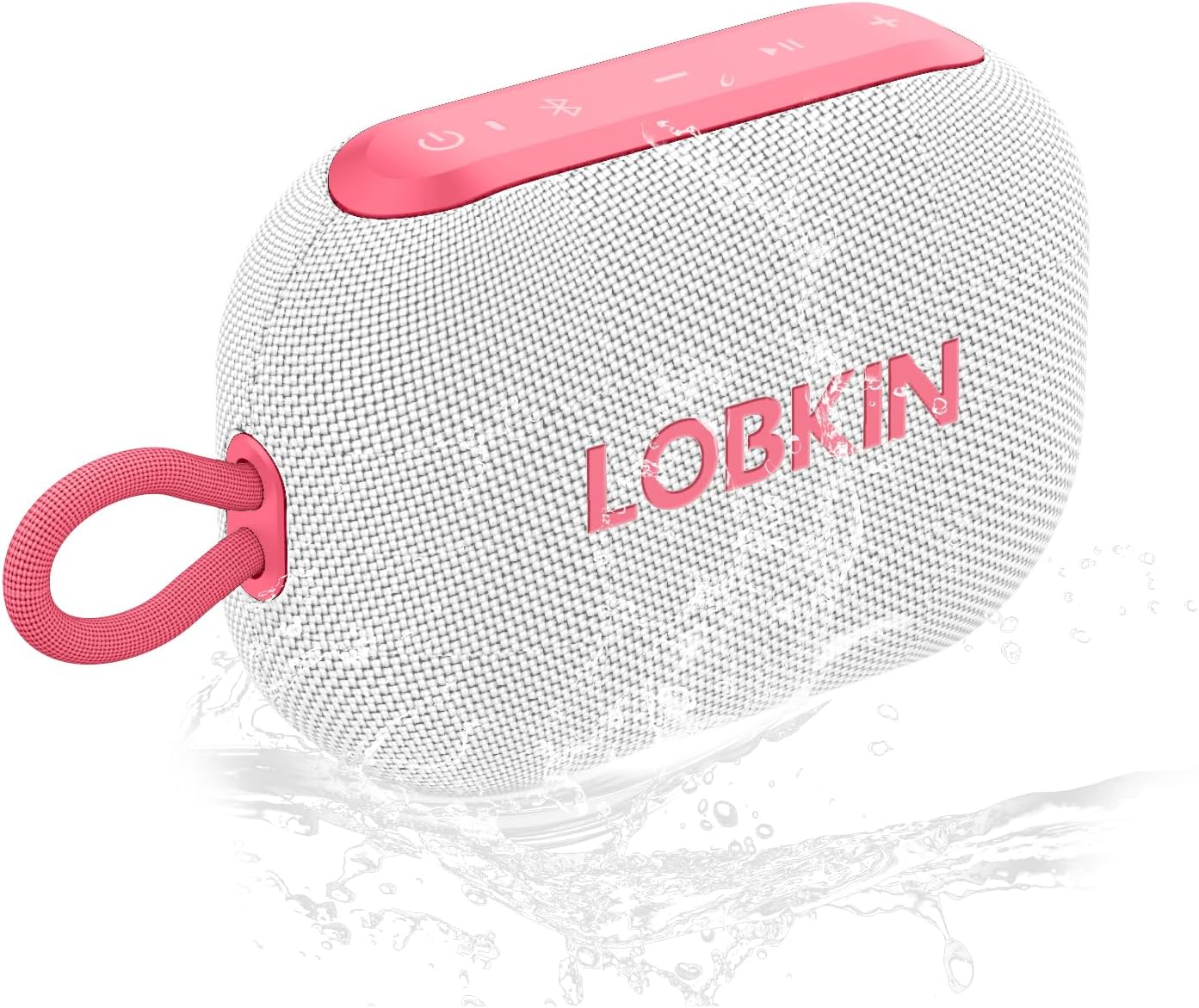 LOBKIN Speaker,IP67 20H 10W 5.4 Portable Bluetooth Waterproof Small Bluetooth Speaker Playtime Loud Sound BT Wireless