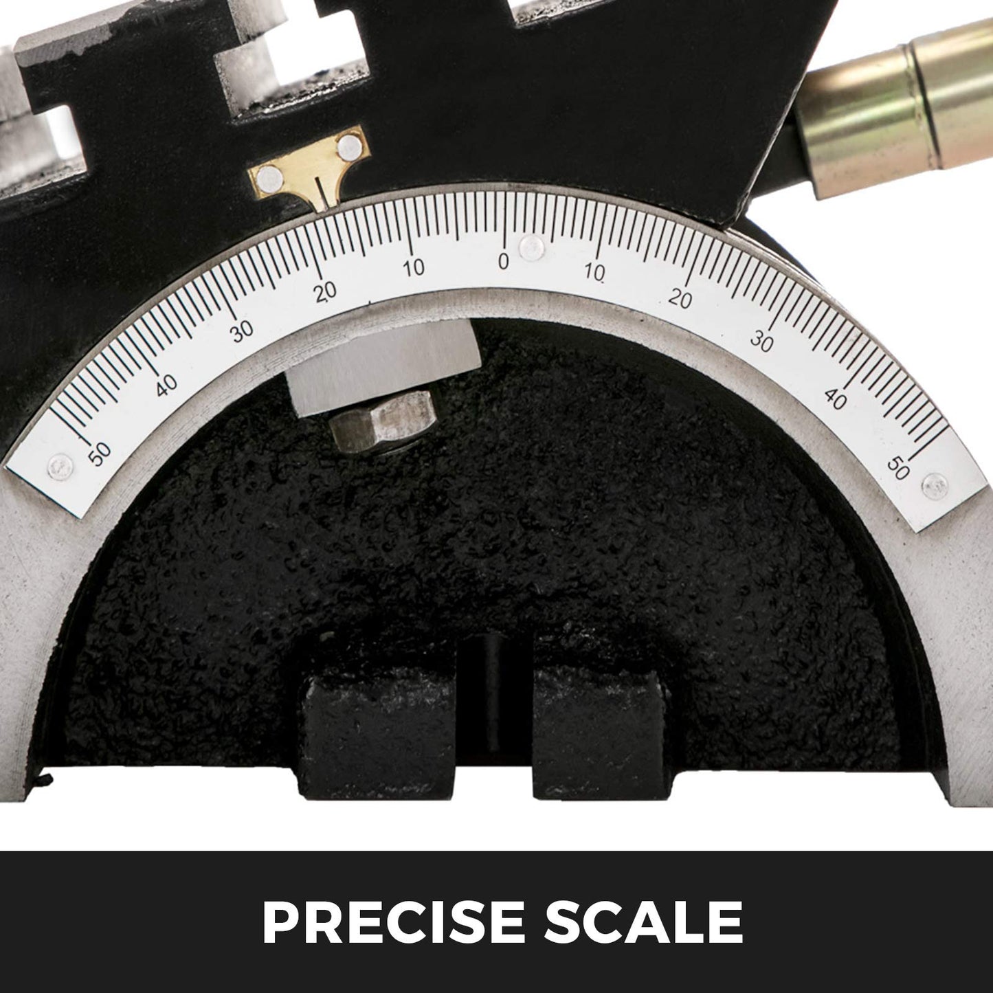 BestEquip Tilting Milling Table 10x7inch Tilting Angle Milling Machine 0-80°Adjustable Swivel Angle Plate with 3 T-slots and an Adjustable Crank Handle Heavy Duty Tilting Milling Machine for Grinding