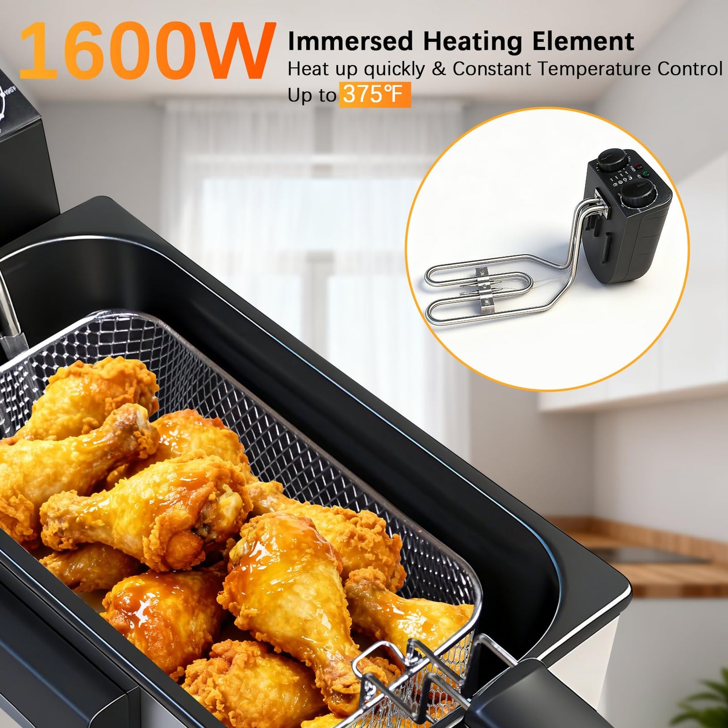 Sous Vide Cooker WiFi Kit & Deep Fryer with Oil Filtration