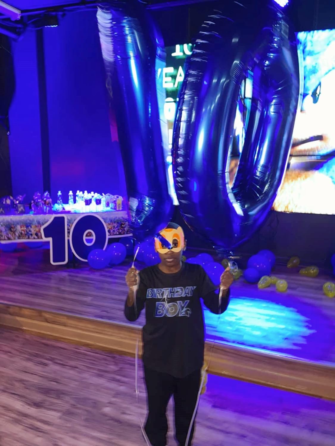 Number 0 Balloons - 40 Inch Navy Blue Birthday Decorations for Milestone Events | Perfect for Ages 10-60