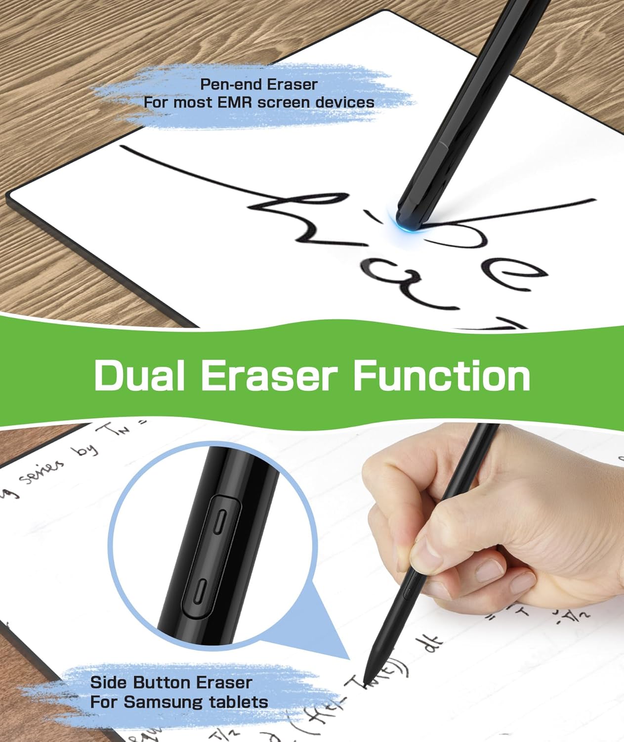 Ciscle 2, 4096 5 Magnetic EMR Stylus Pen for Remarkable No Charging Needed, Pressure Levels, Palm Rejection, Tilt