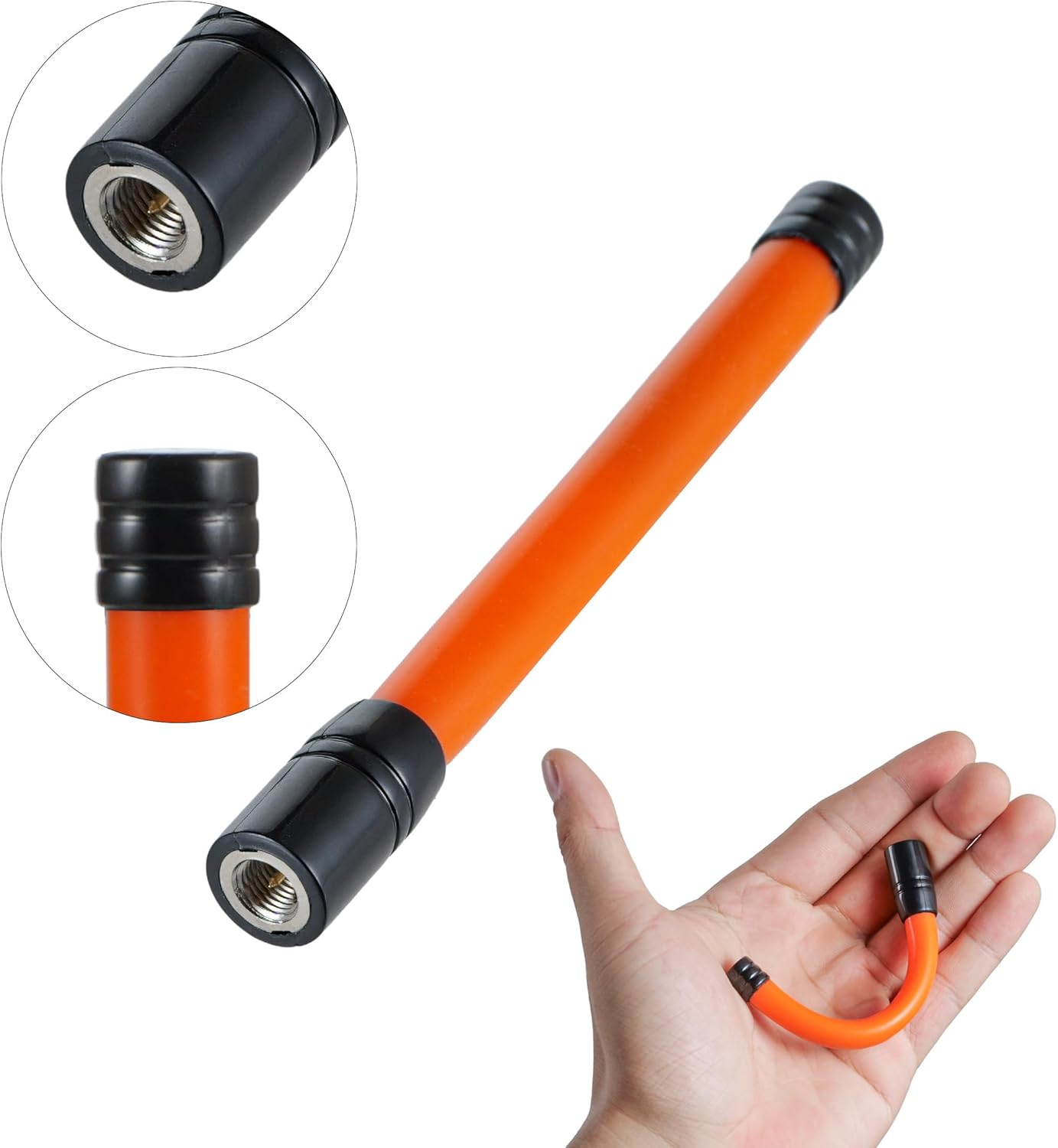 eifagur 100 200 200i 220 320 430 (2 Pack), Extended Long Range Upgrade Flexible Receiver Orange Soft Whip GPS Antenna