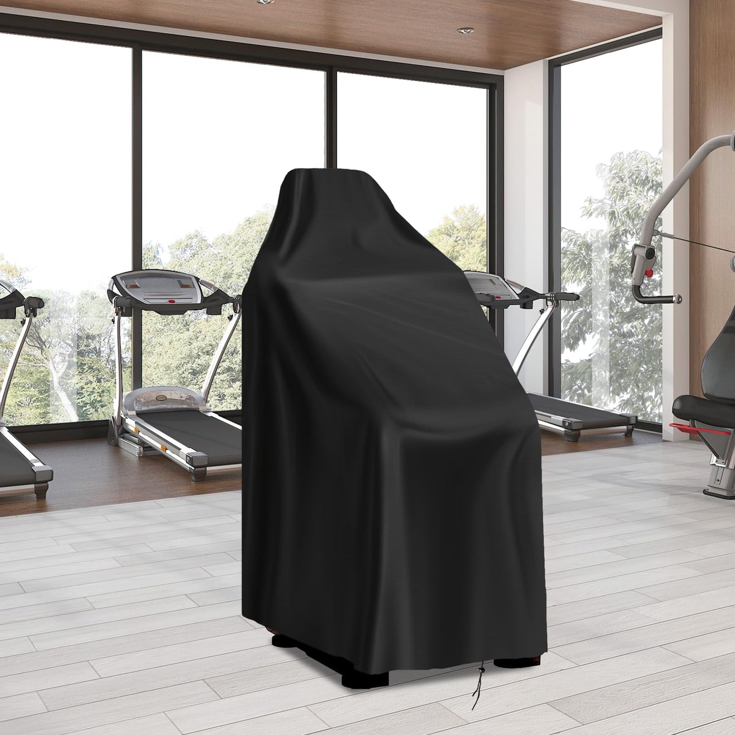 Letsteel Stair Stepper Cover, Waterproof 420D Stair Climber Covers for Stair Master Home Gym Exercise Indoor & Outdoor, Suitable for Most Stair Stepper Machine (Cover Only)
