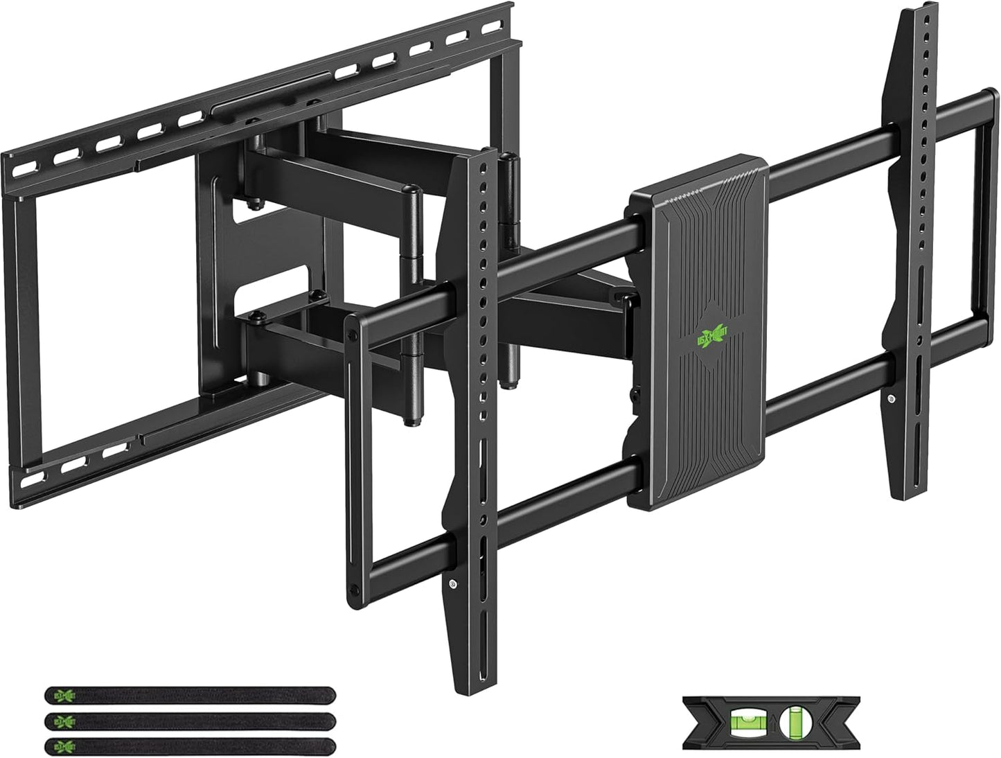 USX MOUNT Full Motion TV Wall Mount - Fits 50-90 Inch TVs Up to 150 lbs | Dual Articulating Arms & Tilt