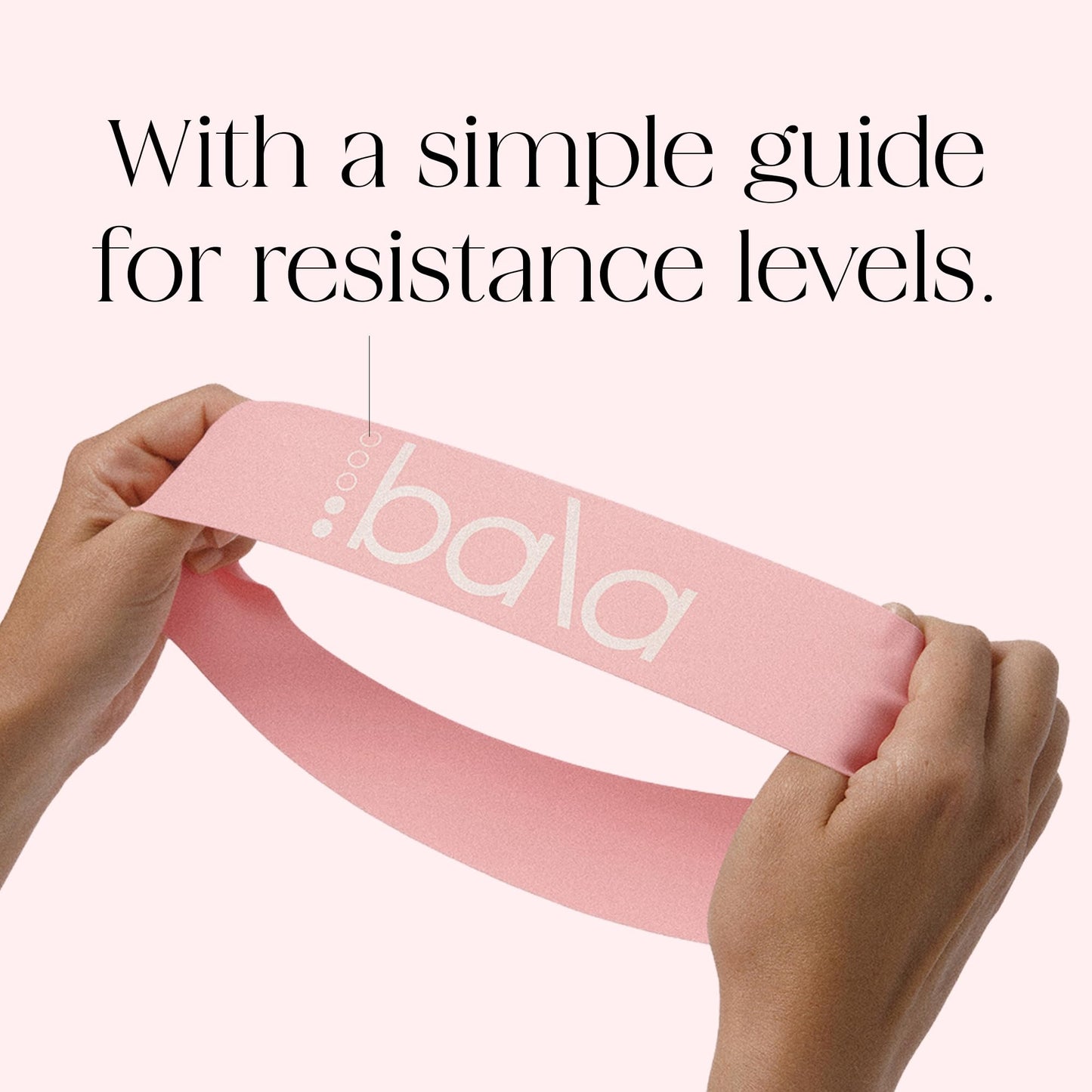 Bala Booty Bands Resistance Bands for Women & Men, 5-Pack - Elastic Exercise Bands for Working Out - Wrist, Ankle, Legs & Booty Bands - Workout Resistance Bands for Yoga, Pilates, Strength Training