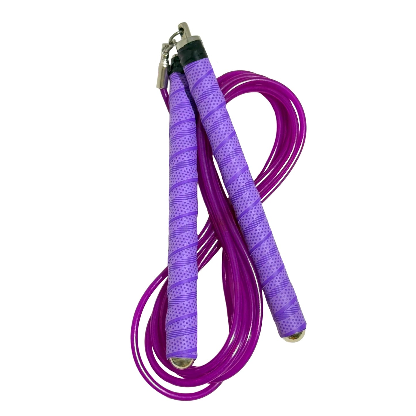 Buddy Lee Ninja Warrior Jump Rope – Adjustable Speed Rope for Fitness, HIIT, CrossFit & Boxing – Tangle-Free with Precision Ball Bearings – Durable, Lightweight & Ergonomic Handles (Purple)