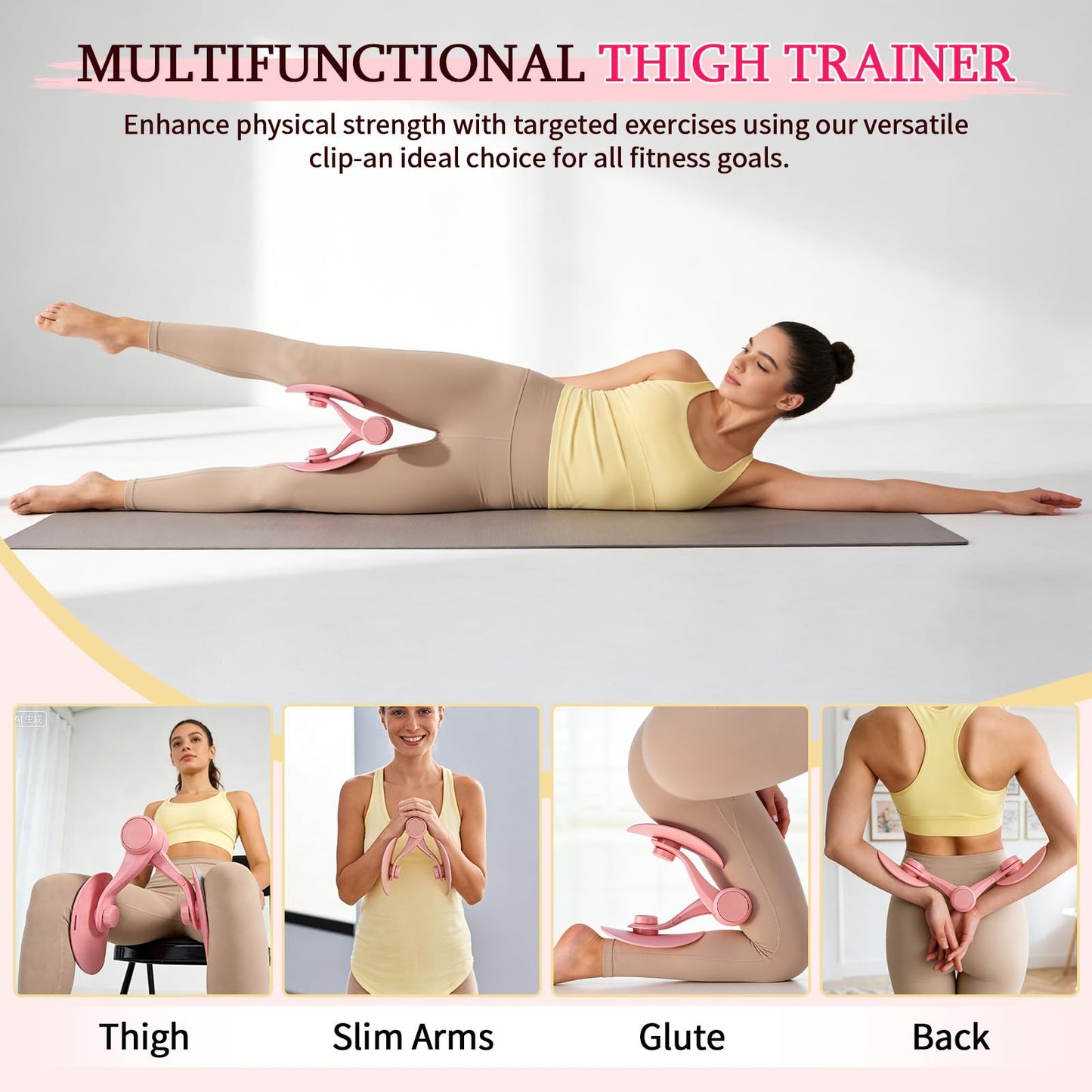 Pilates Kit for Women,17PCS Home Pilate Equipment Essentials, 12.6" Pilates Ring Ball Set with Resistance Bands, Ankle Weights, Sliders,Thigh Trainer, Yoga Strap,Socks Accessories for Home Workout
