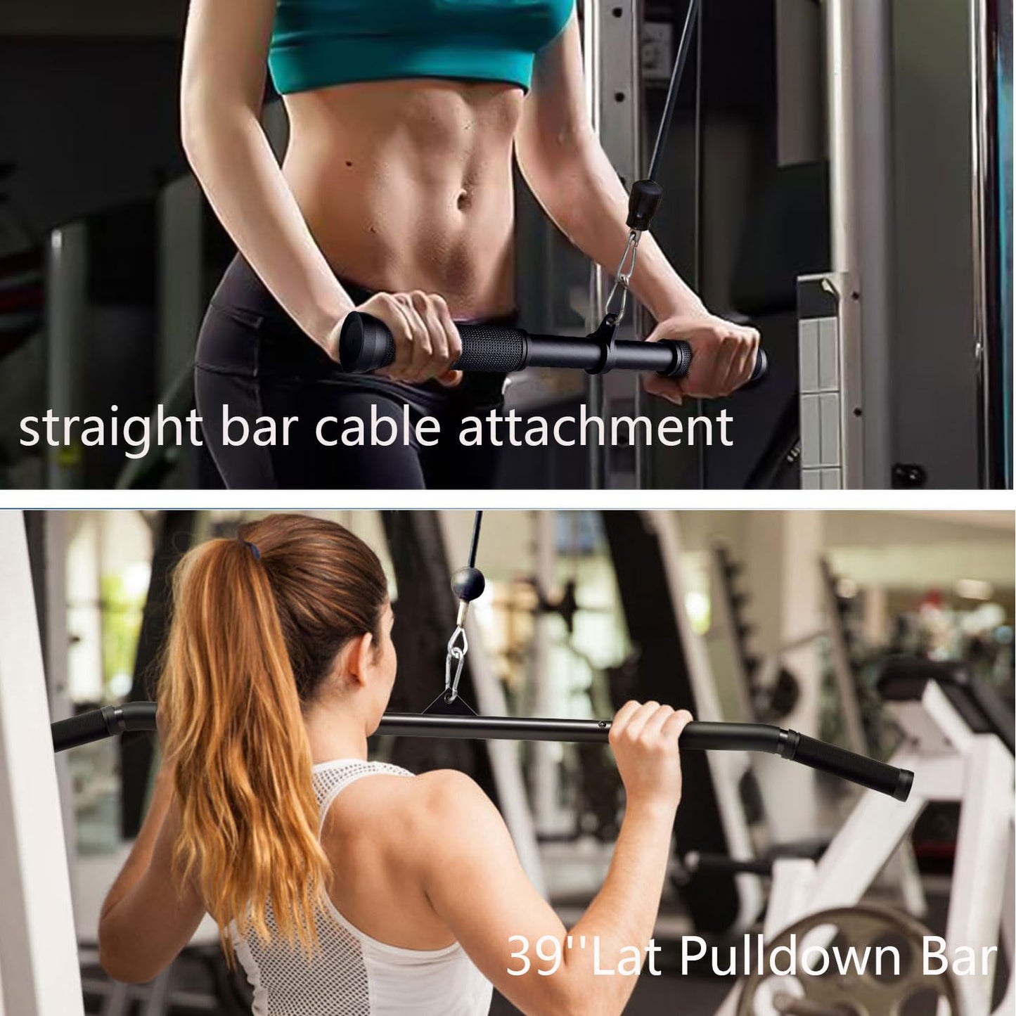 Kinglotus Cable Machine for Home Gym,Triceps Press Down Cable Machine attachments,LAT Pull Down attachments,Triceps Pull Down attachments,Fitness Equipment Cable Accessories