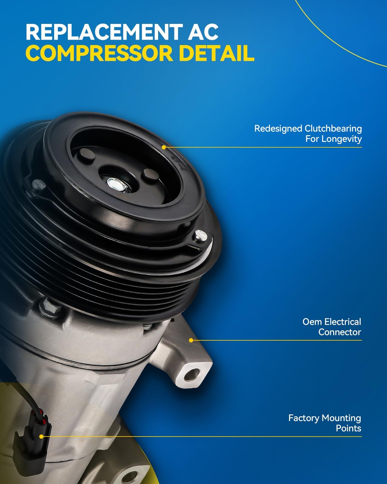 PHILTOP 158366 NEW Air Conditioner AC Compressor with Clutch Compatible with Lexus ES350 2007-2013, Toyota Sienna 2007-2010, Venza 2010-2015 3.5L