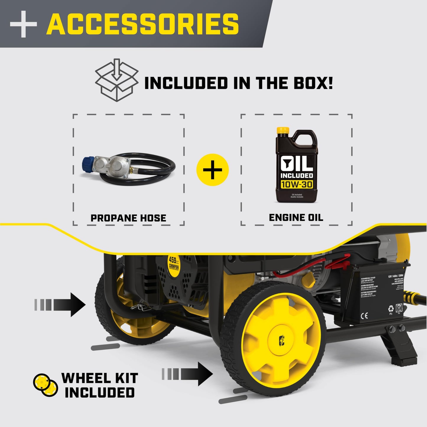 Champion Power Equipment 11,500-Watt Electric Start Dual Fuel Home Backup Portable Generator with Free 3-Year Warranty