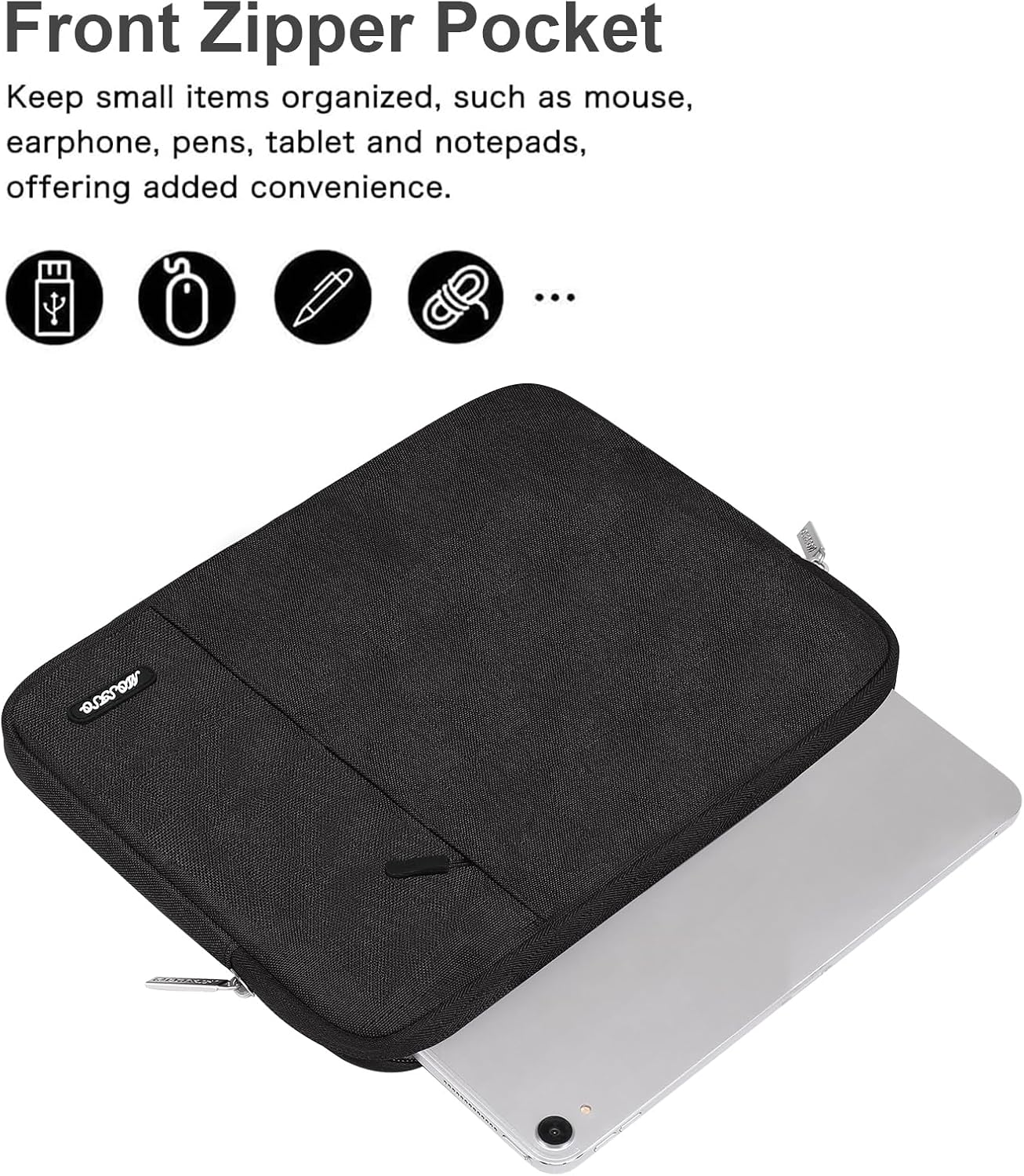 MOSISO 12.9 inch 13 M4 13 M3 M2, 12.9 M2 M1 6/5th Tablet Sleeve Case for iPad Pro & iPad Air iPad Pro with Magic
