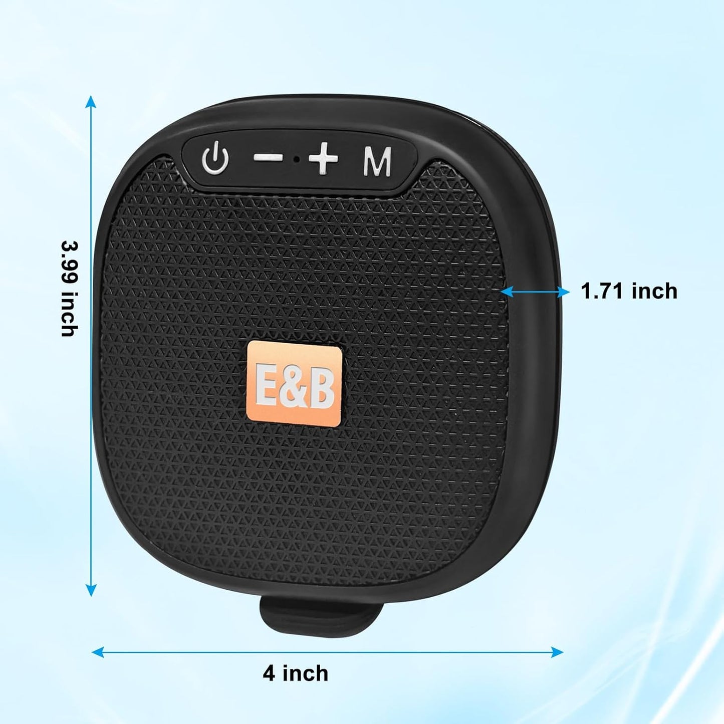 Enbiawit Portable Bluetooth Speaker for Bike, Mini Outdoor Travel Speakers, Wireless Traveling Bicycle Speakers