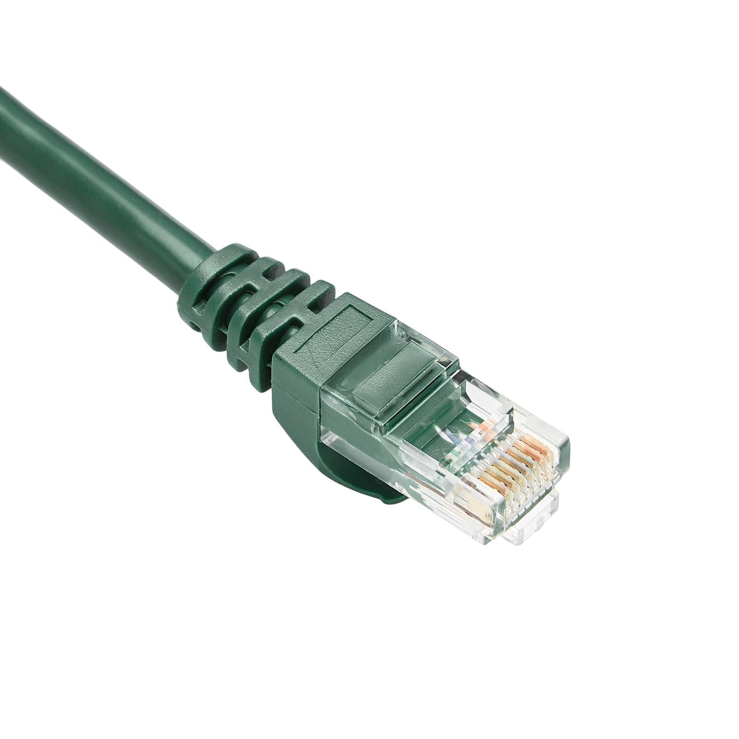 10Gbps Cat6 RJ45, 5 5-Pack Amazon Basics High-Speed Ethernet Patch Internet Cable, Gold-Plated Connectors, Snagless