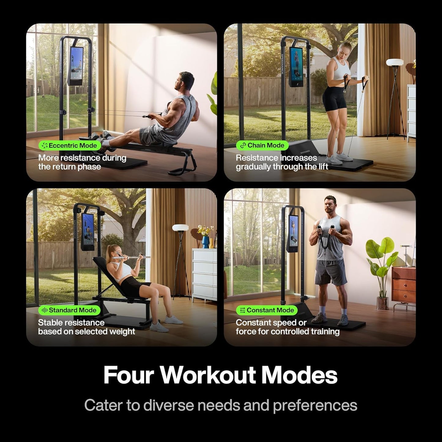 Speediance Gym Monster 2S, Smart AI-Powered Multi-Functional Smith Machine for Full Body Strength Training, All-in-one Gym Equipment, Digital Weight System, Workout Station, Squat Rack
