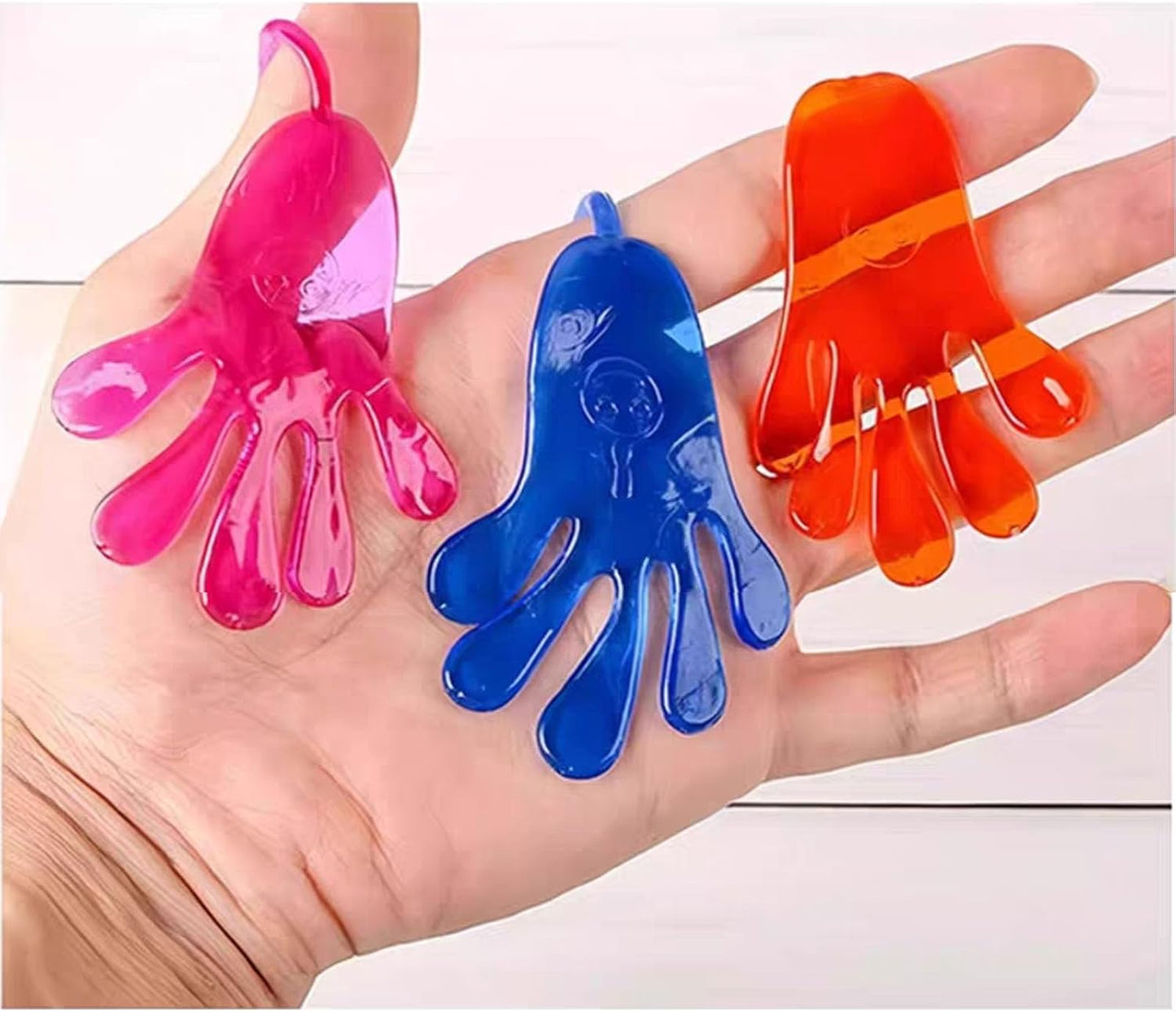 Tuko 20PCS Sticky Hands - Fun Stretchy Toys for Kids' Parties | Perfect Halloween & Birthday Favors