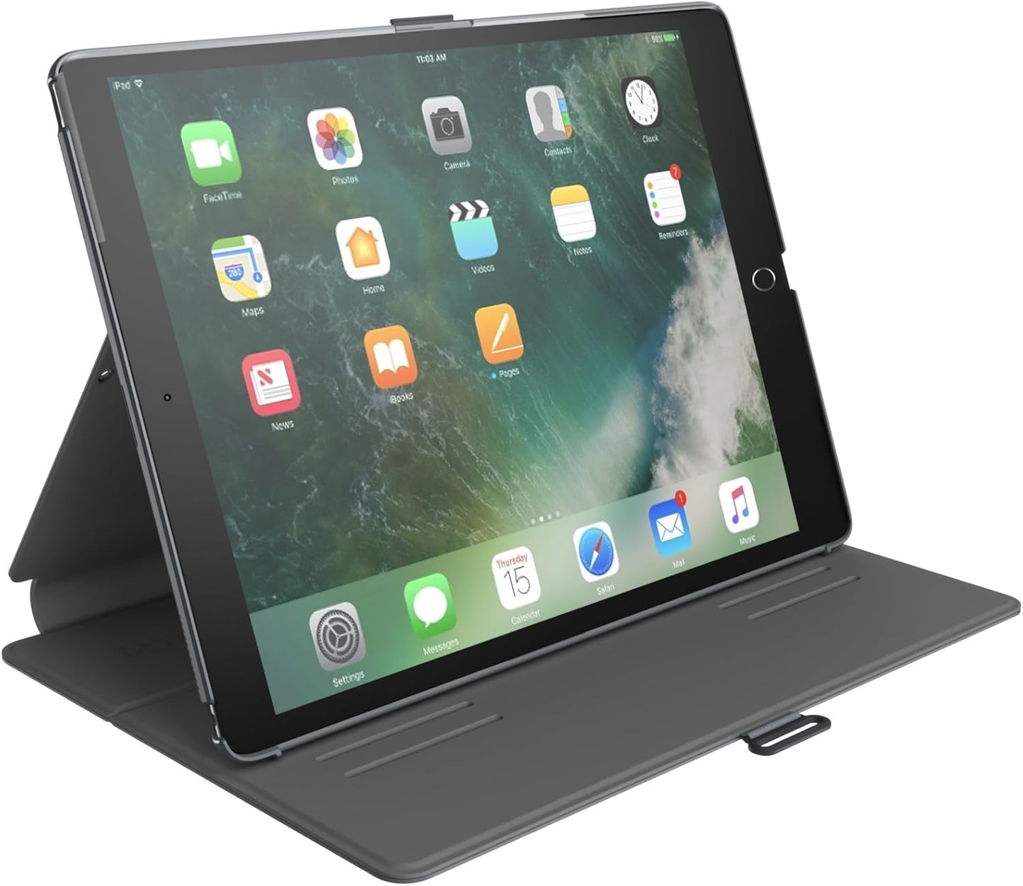 Speck 91905-5999 10.5" (2017) Products Balance FOLIO Case and Stand for iPad Pro with Magnets, Stormy Grey/Charcoal